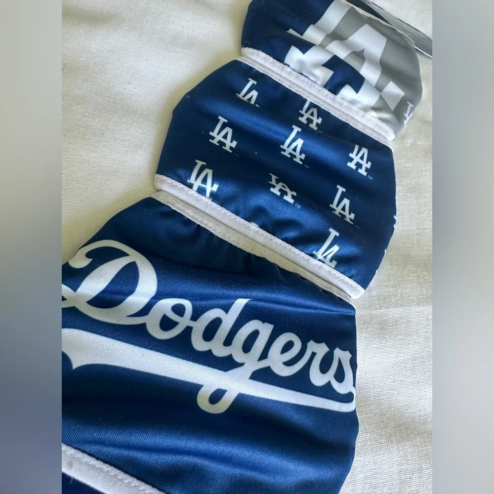 MLB Dodgers Blue and White Face Masks Set